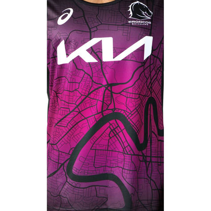 Brisbane Broncos 2025 River City Training Singlet