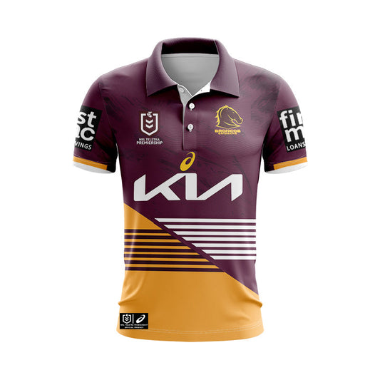 Brisbane Broncos 2024 Home Polo Shirt