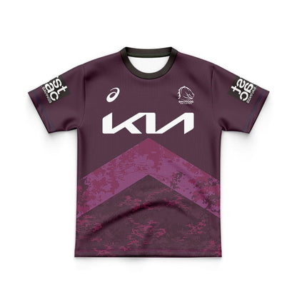 Brisbane Broncos 2024 Kids Training Jersey