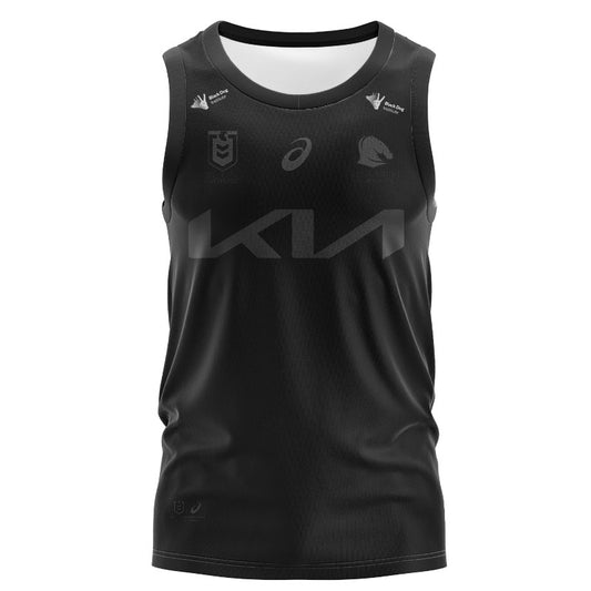 Brisbane Broncos 2025 Black Singlet
