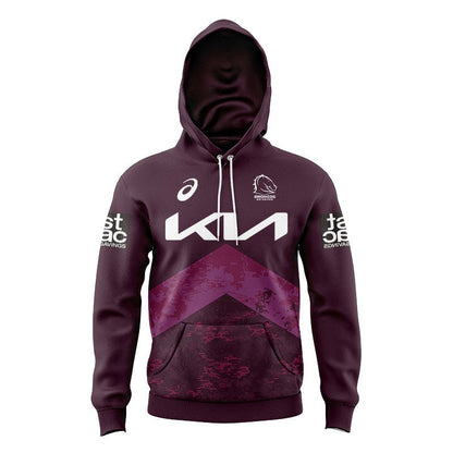 Brisbane Broncos 2024 Kids Training Hoodie