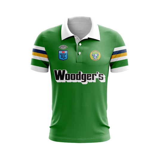 Canberra Raiders 1989 Retro Home Polo Shirt