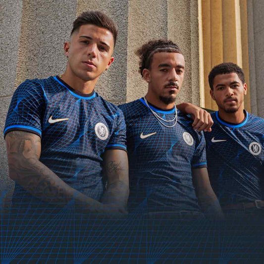 Chelsea 2023/24 Away Shirt Kit (NON Sponsored)