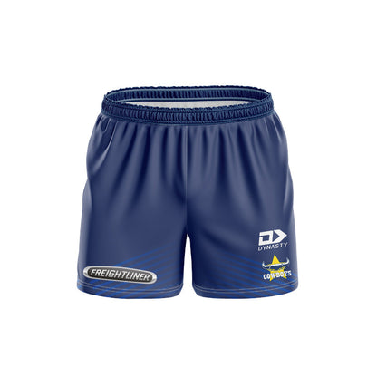 North Queensland Cowboys 2024 Navy Blue Gym Shorts