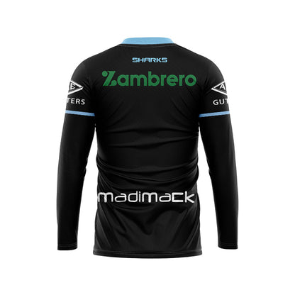 Cronulla Sutherland Sharks 2024 Long Sleeve Away Shirt