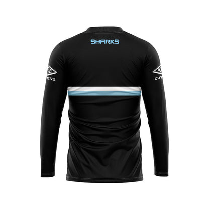 Cronulla Sutherland Sharks 2023 Long Sleeve Training Shirt