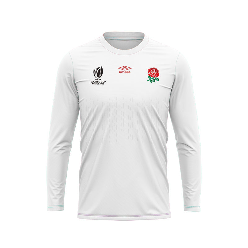 England 2023 Rugby World Cup Long Sleeve Home Shirt