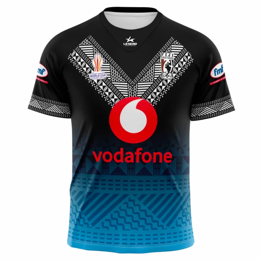 Fiji Bati 2022 Rugby League World Cup Away Jersey