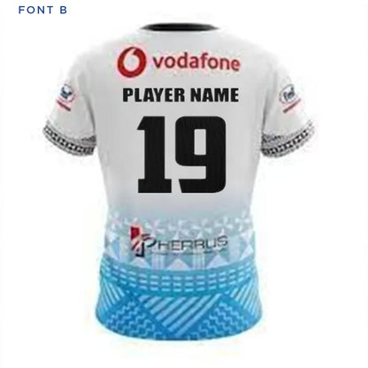 Fiji Bati 2022 World Cup Rugby League Home Jersey