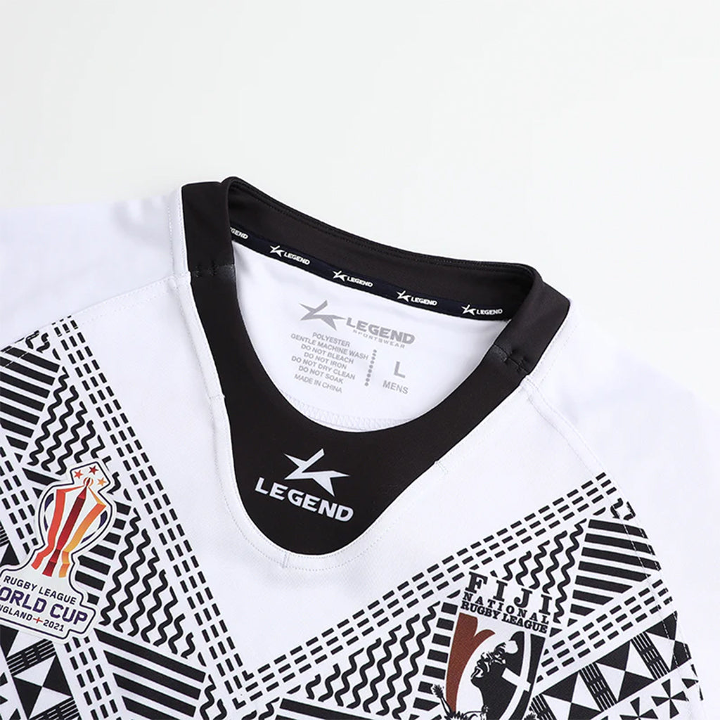 Fiji Bati 2022 World Cup Rugby League Home Jersey