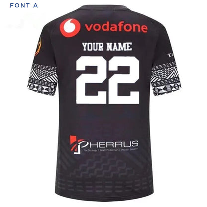 Fiji Bati 2022 World Cup Rugby League Warm Up Jersey