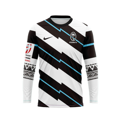 Fiji 2022 Rugby Sevens Long Sleeve Home Shirt