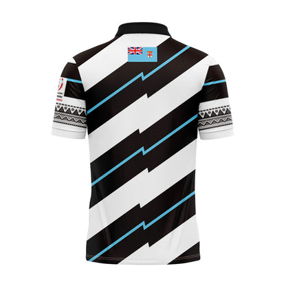 Fiji 2022 Rugby Sevens Home Polo Shirt