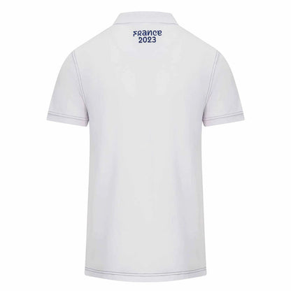 France Les Bleus 2023 Rugby World Cup White Polo Shirt