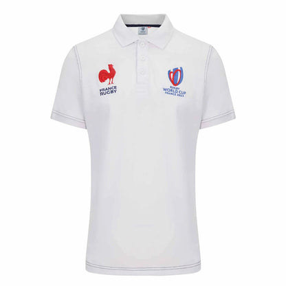 France Les Bleus 2023 Rugby World Cup White Polo Shirt