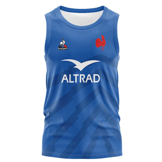 France Les Bleus Six Nations Rugby 2023 Home Training Singlet