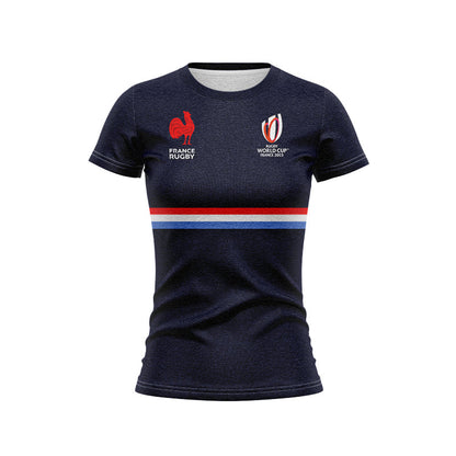 France Les Bleus 2023 Rugby World Cup Women's Navy Blue Training Shirt