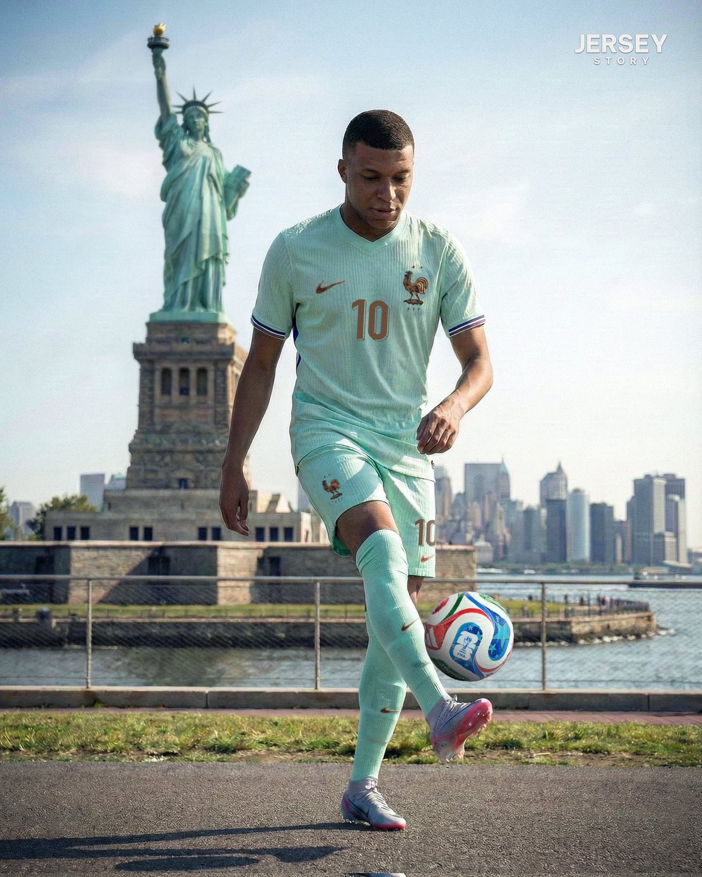 France 2026 World Cup Player's Edition Mbappé #10 Away Jersey Shirt