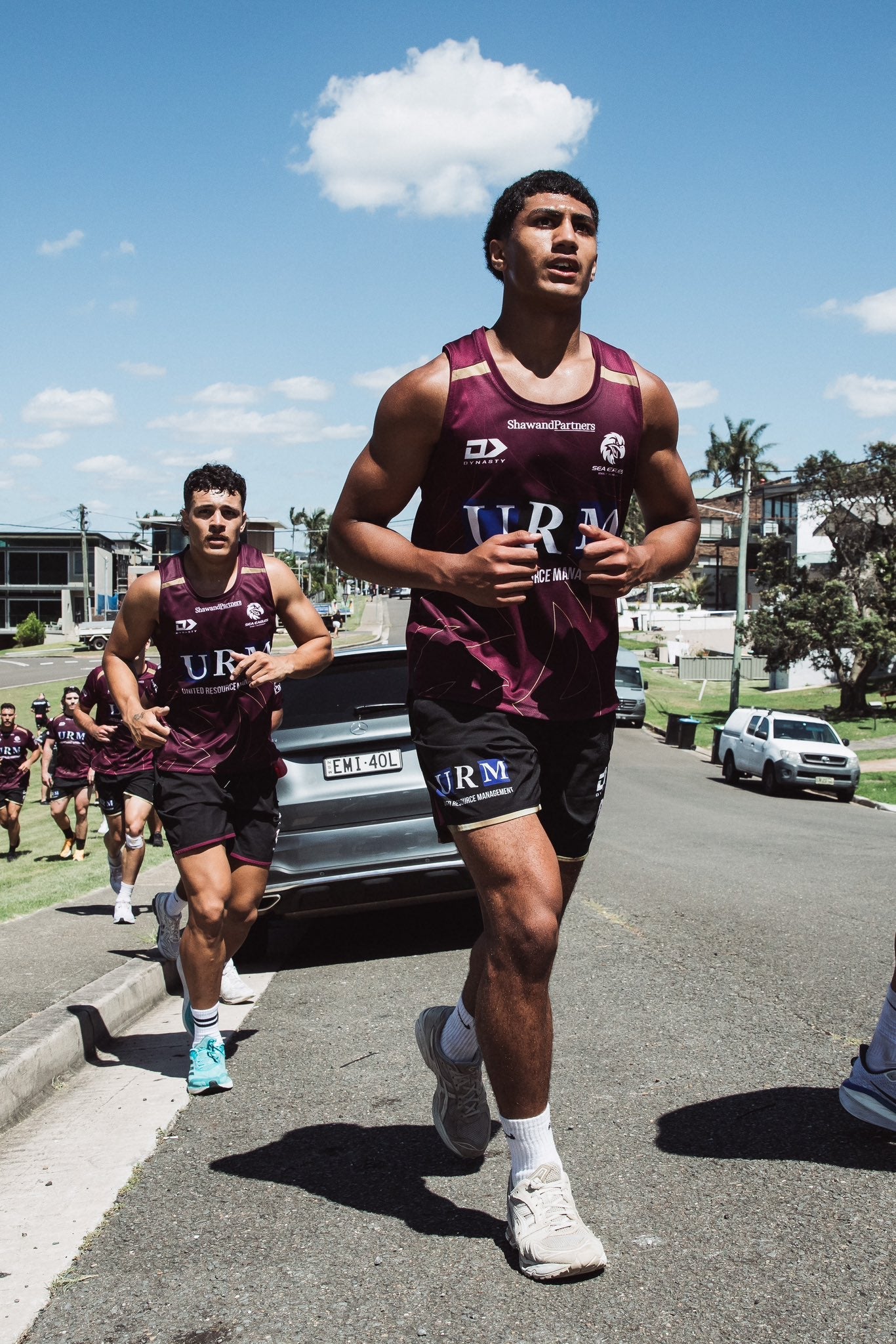 Manly Warringah Sea Eagles 2025 Maroon Training Singlet