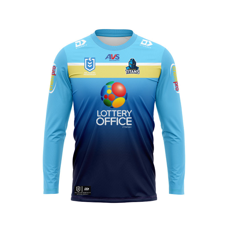 Gold Coast Titans 2024 Long Sleeve Home Shirt