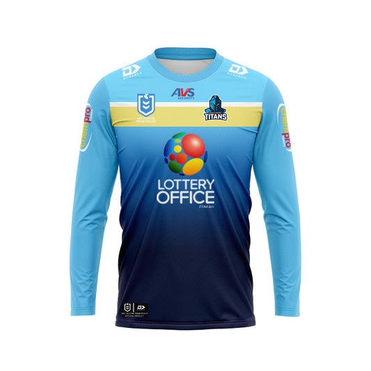 Gold Coast Titans 2024 Long Sleeve Home Shirt