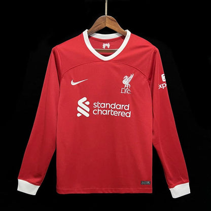 Liverpool 2023/24 Long Sleeve Home Jersey Shirt