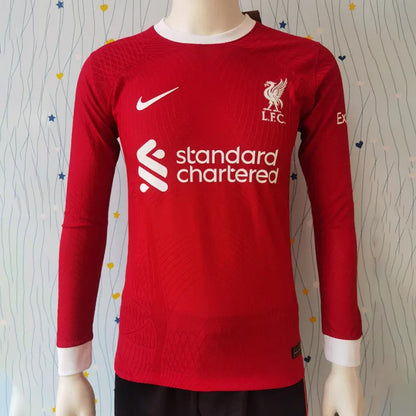 Liverpool 2023/24 Long Sleeve Home Jersey Shirt