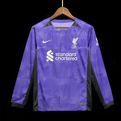 Liverpool 2023/24 Long Sleeve Third Jersey Shirt Kit