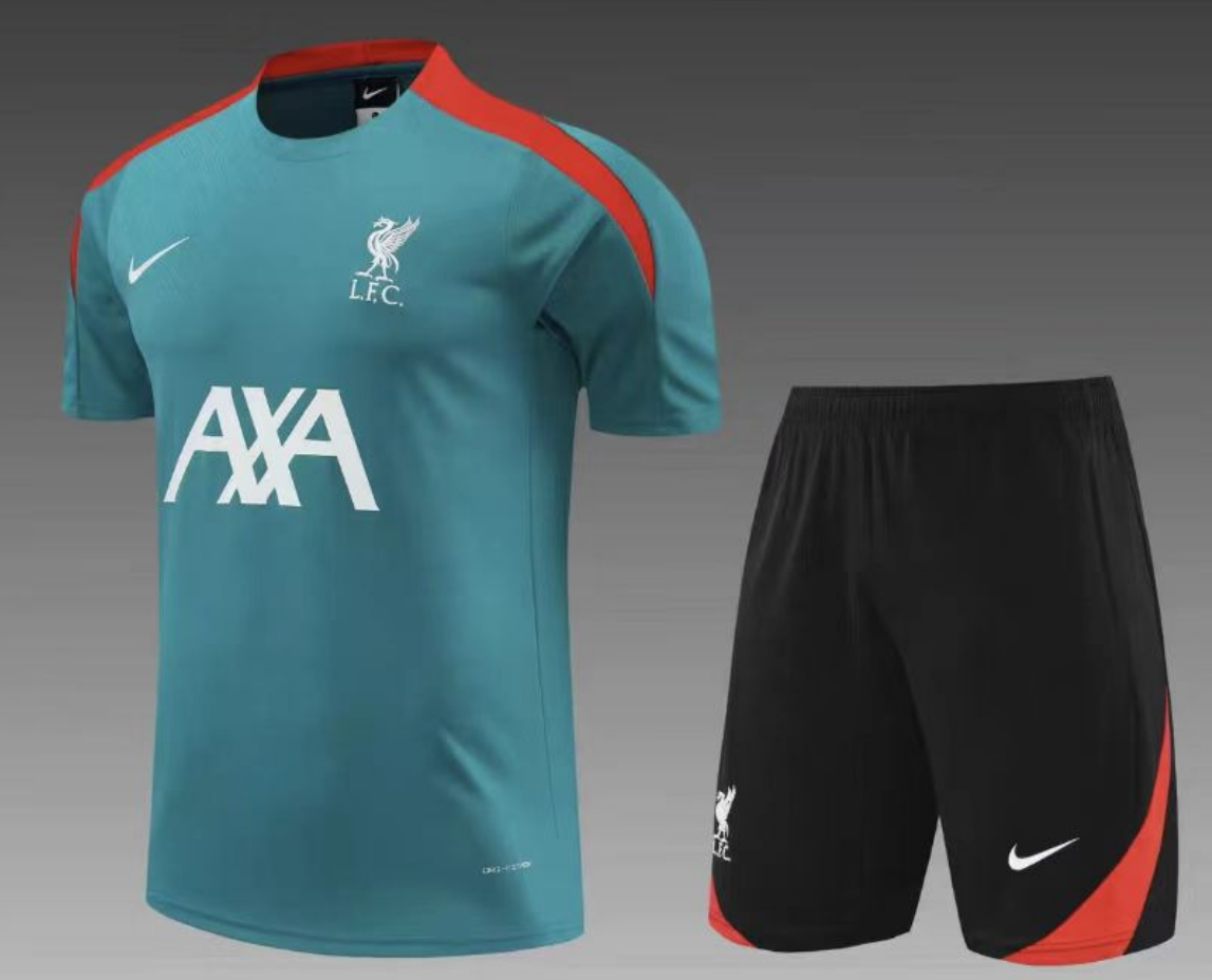 Liverpool 2024/25 Training Shirt and Shorts Kit # 2