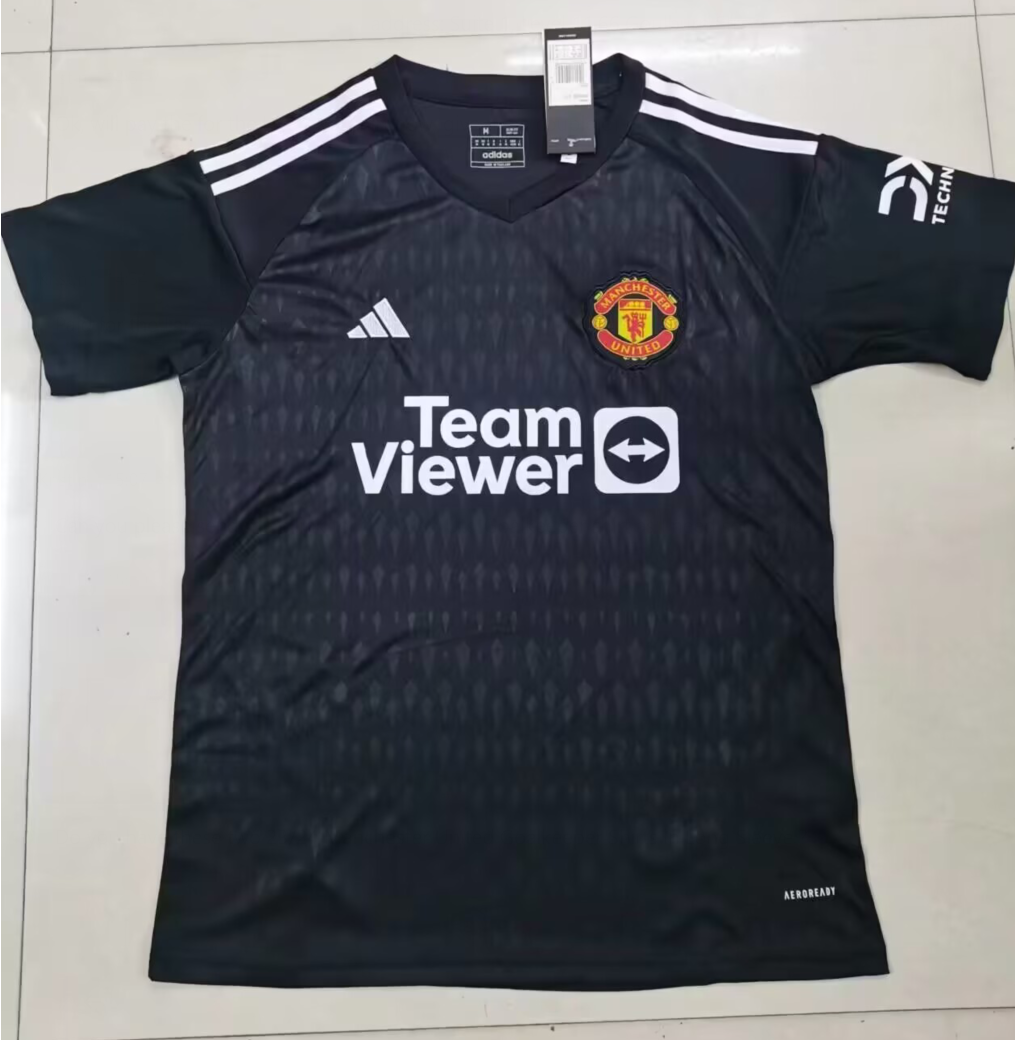 Manchester United 2023/24 Goalkeeper Jersey Shirt # 3 Short Sleeve Shirt