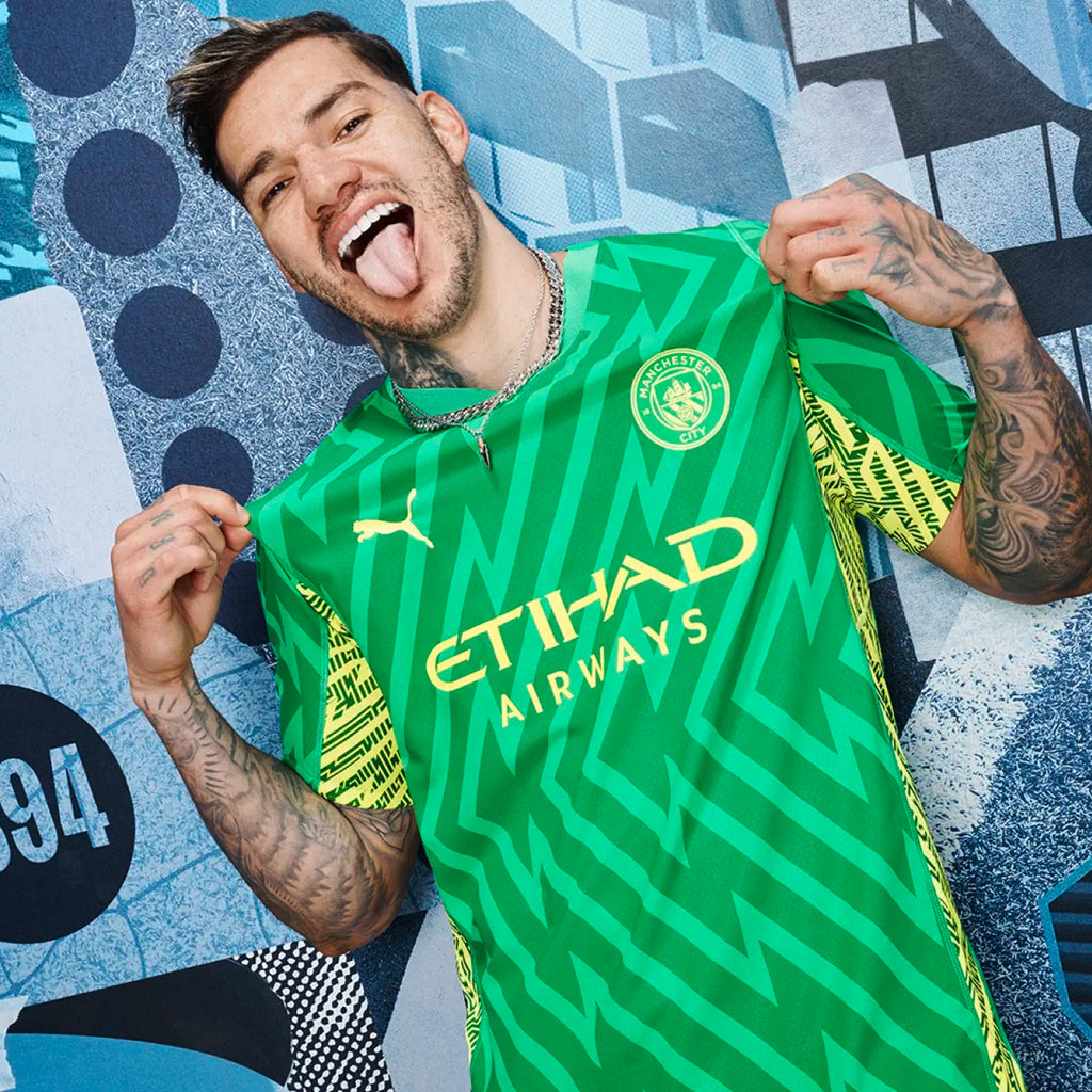 Manchester City 2023/24 Goalkeeper Jersey Shirt Kit # 1