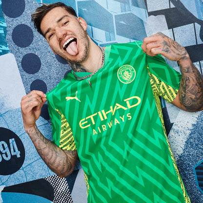 Manchester City 2023/24 Goalkeeper Jersey Shirt Kit # 1