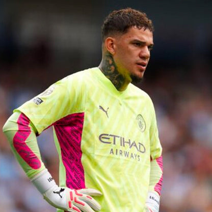 Manchester City 2023/24 Short Sleeve Goalkeeper Jersey Shirt Kit # 3