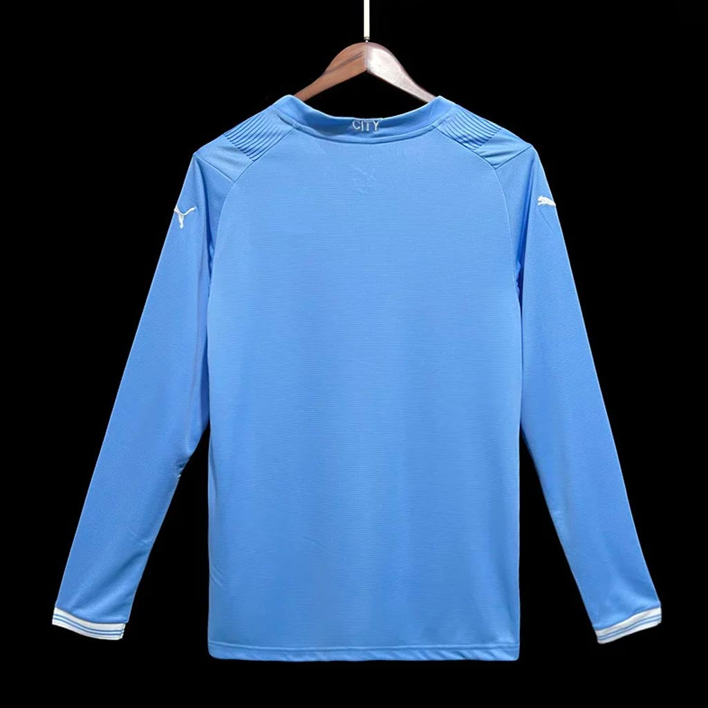 Manchester City 2023/24 Long Sleeve Home Jersey Shirt