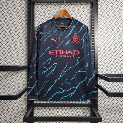 Manchester City 2023/24 Long Sleeve Third Kit Shirt