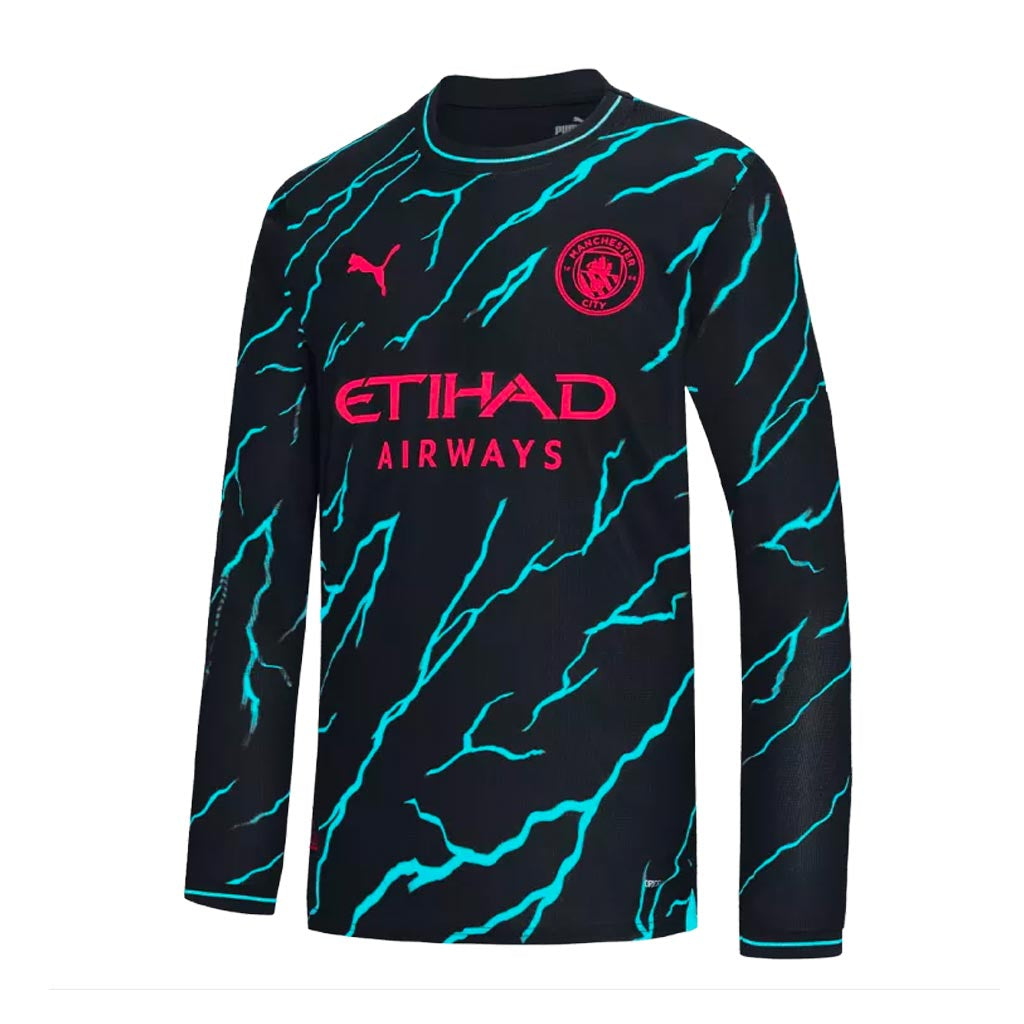 Manchester City 2023/24 Long Sleeve Third Kit Shirt