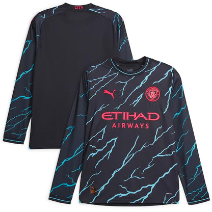 Manchester City 2023/24 Long Sleeve Third Kit Shirt