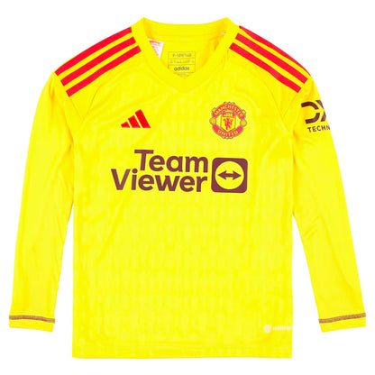 Manchester United 2023/24 Goalkeeper Short Sleeve Jersey Shirt Kit # 2