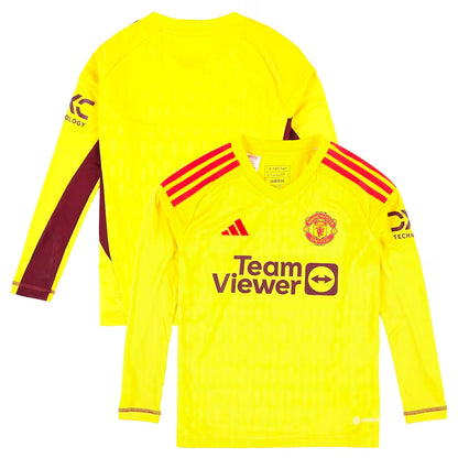Manchester United 2023/24 Goalkeeper Short Sleeve Jersey Shirt Kit # 2