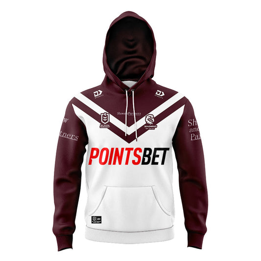 Manly Warringah Sea Eagles 2024 Kids Away Hoodie
