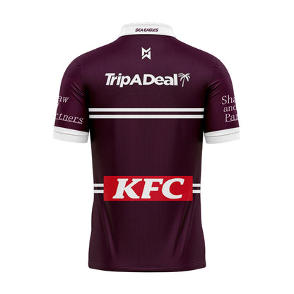 Manly Warringah Sea Eagles 2024 Foundation Polo Shirt