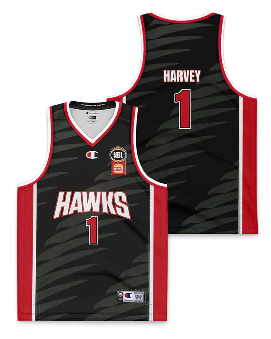 Illawarra Hawks 2024/25 Tyler Harvey #1 Primary Jersey