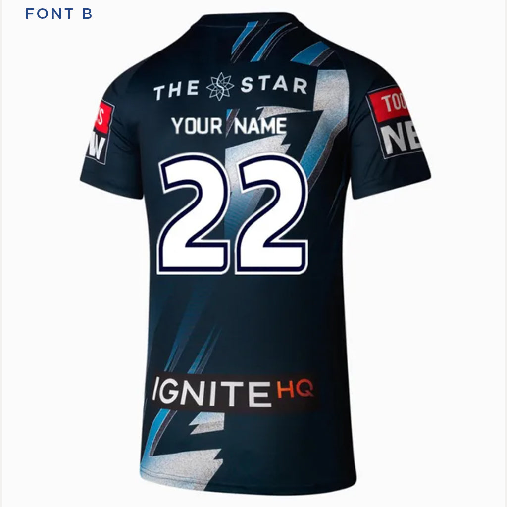 NSW Blues State Of Origin 2023 Navy Blue Training Jersey