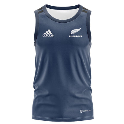 New Zealand All Blacks Rugby 2022 Grey Training Singlet
