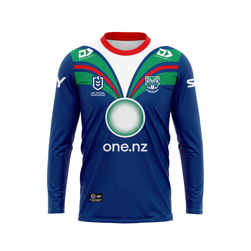 New Zealand Warriors 2024 Long Sleeve Home Shirt