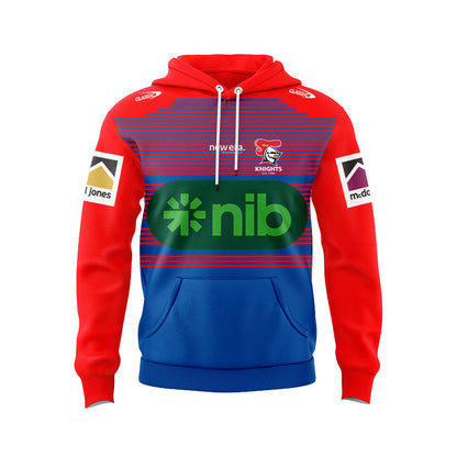 Newcastle Knights 2024 Blue Training Hoodie