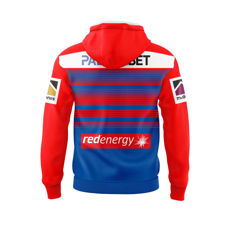 Newcastle Knights 2024 Blue Training Hoodie