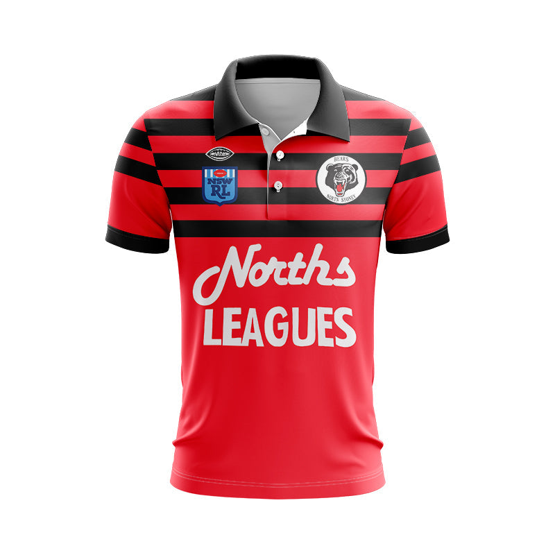 North Sydney Bears 1991 Retro Polo Shirt