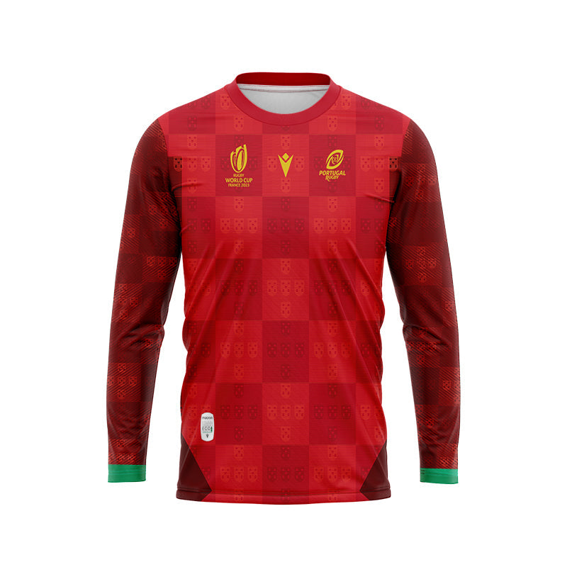 Portugal 2023 Rugby World Cup Long Sleeve Home Shirt