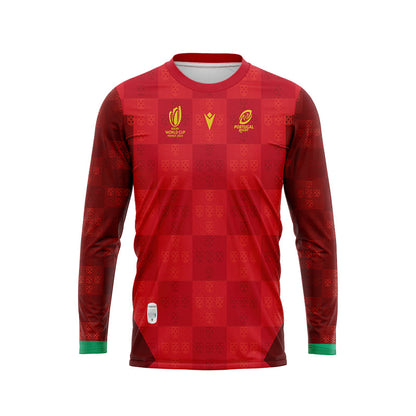 Portugal 2023 Rugby World Cup Long Sleeve Home Shirt